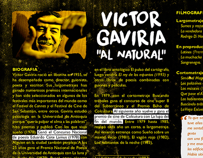 Ciclo de cine | Víctor Gaviria