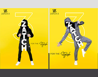 ZATCH3 Clothing Creative Ads & Short Graphic Print