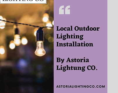 Local Outdoor Lighting Installation