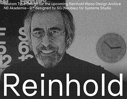 NB Akademie—R, Reinhold Weiss Design Archive (2018)