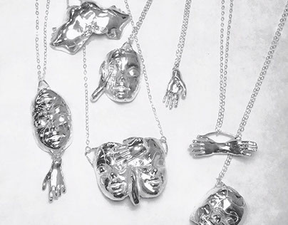 Hands and Faces Pendant Collection
