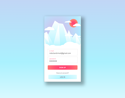 Daily UI 001 :: Sign Up