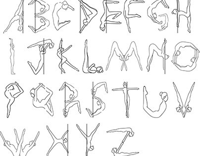 Typography design- Pole Dance