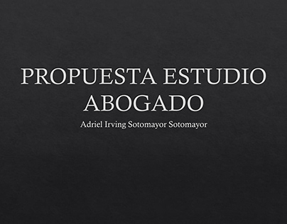 PROPUESTA DISEÑO MOBILIARIO/ESTUDIO