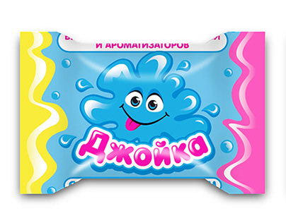 Labels "Djoyka". Confectionery company "AVK"