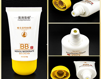 Face Wash BB Lotion Packaging Cosmetic Laminated Tube