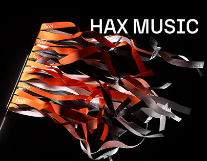 Project thumbnail - HAX Music branding