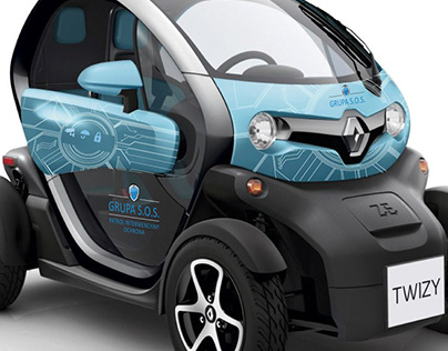 vehicle livery on Twizy