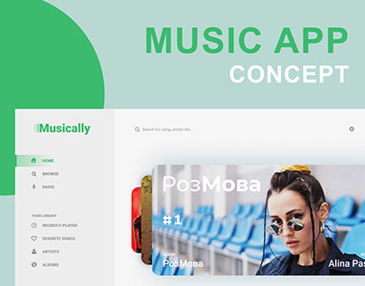Music App — Concept