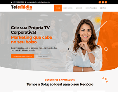 Midia Digital / TV - Site Institucional
