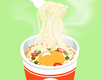 Spicy instant noodle