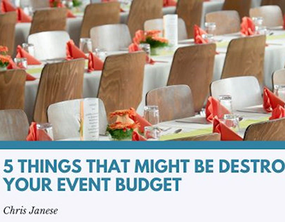 5 Things That Might Be Destroying Your Event Budget