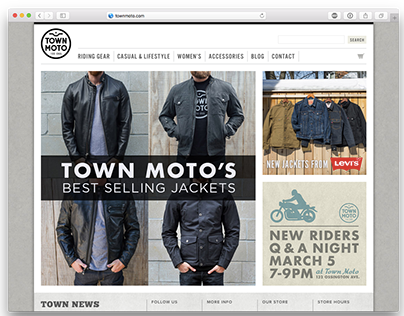 Town Moto Website