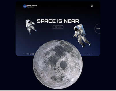 Space | Full screen website design