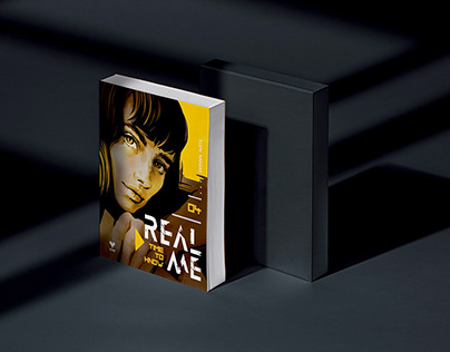 Illustrated Book Cover Design for "Real Me" Novel