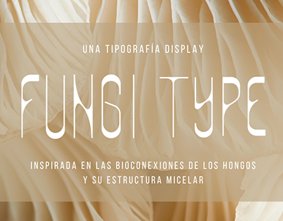 Tipografía Display | FUNGI TYPE