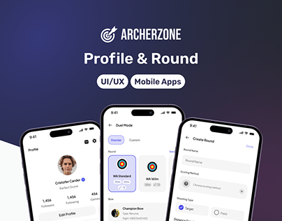 Project thumbnail - Archerzone - Profile & Round