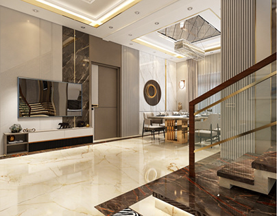 Modern luxury home interior by ovara design studio