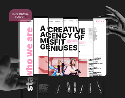 SNASK AGENCY | redesign concept