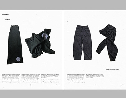 Archive Page of COMME des GARÇONS and Issey Miyake 2