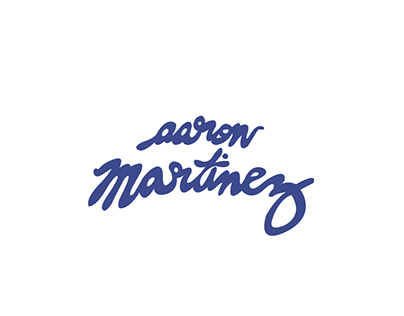 Logo para el ilustrador mexicano Aaron Martinez