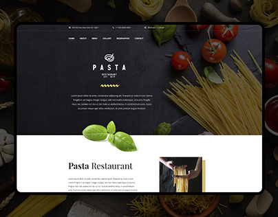 Alfresco Pasta Website Design By Figma