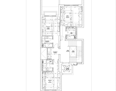 Technical plan drawings for Apartment in New Giza