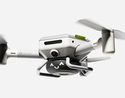 Miniatura projektu – intelligent family drone 'Ai' (with controller)