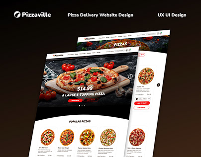 Pizzaville Restaurant Website Design