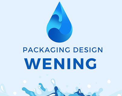 MineraL Water Wening Packaging Design