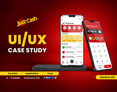 Jazz Cash UI/UX Case Study 2023