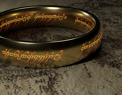 The One Ring | Lord Of The Rings | The Hobbit | 3dModel