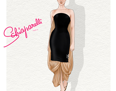 Fashion Illustration: Schiaparelli 2024