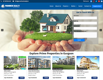 Prominent Realty Website Design