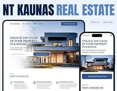 Project thumbnail - Real Estate - Website Strategy&Design Case