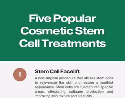 Five Popular Cosmetic Stem Cell Treatments