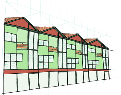 Project thumbnail - Row of Houses Project