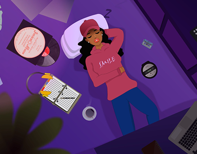 Sleep For Relax Lofi Animation