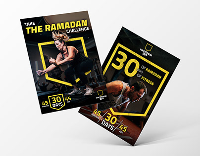 Ramadan Flyer Design for Warehouse Gym, Dubai.