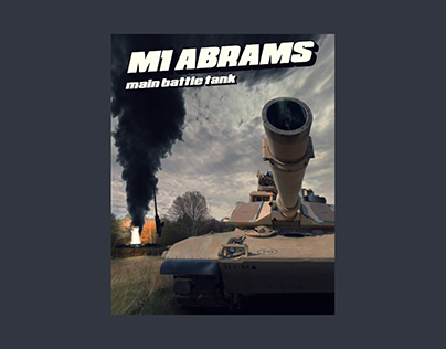 M1 Abrams Animated Poster