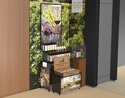 Robert Mondavi Winery Airport Display