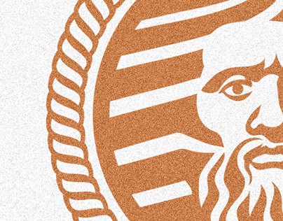 Logo " Poseidon-God of seas and oceans"
