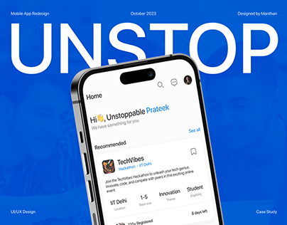 Unstop Mobile App Redesign | Shark Tank India | Manthan