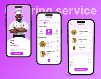 Catering App design