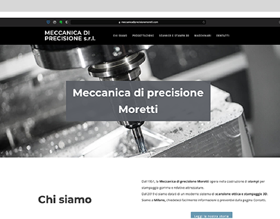 Sito web www.meccanicadiprecisionemoretti.com