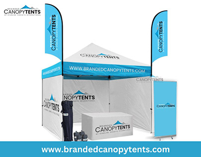 Elevate Your Brand Logo Canopy Designs
