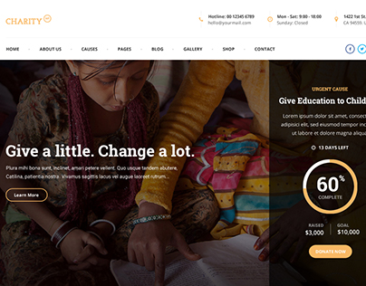 Charity WordPress theme - Charity WP