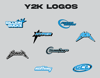 Y2K Logos Vol. 1 | Behance