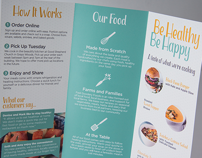 Feel Goodery Foods brochure