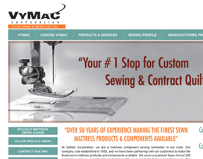 VyMaC Corporation: Website Redesign 2013
